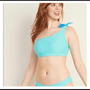 Old Navy One Shoulder Swim Top Size XL
